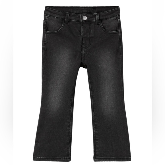 Zara Kids Black Boot cut Denim Jeans - Picture 1 of 2